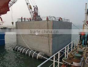 sunk ship salvage and lifting rubber pontoon inflatable rubber pontoon for shipwrecks floating