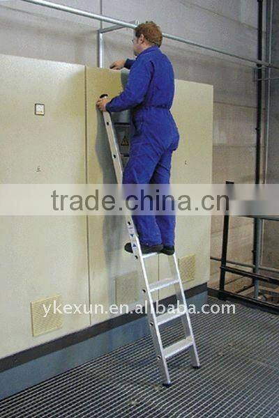 single section aluminum ladder 7--14 steps 1.89-3.78m