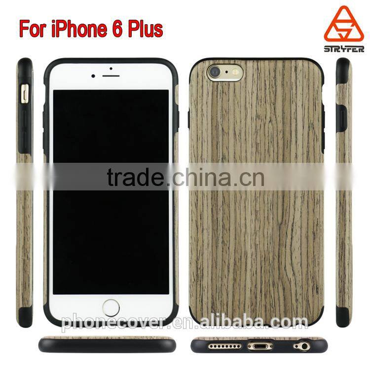 Original Rock Element Series Wood TPU Ultra Thin shockproof phone Case For iPhone6 6S 4.7 inch