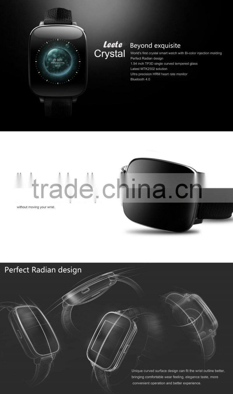 Unique Design Wrist Watch Classic Black and White Business Smart Watch