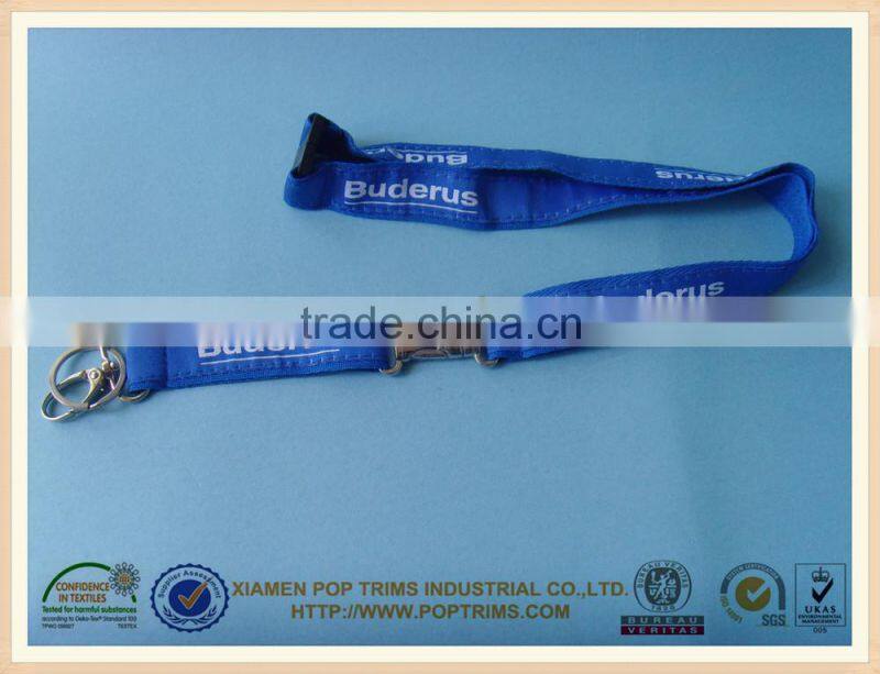 Polyester Woven logo lanyard