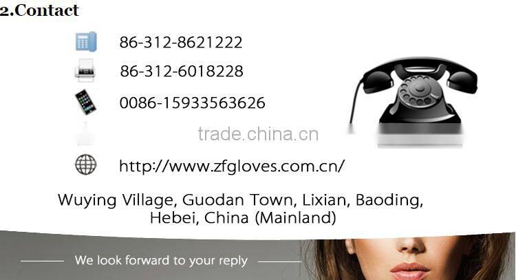 Good Quality New ladies short hot pink leather gloves with rabbit fur cuff