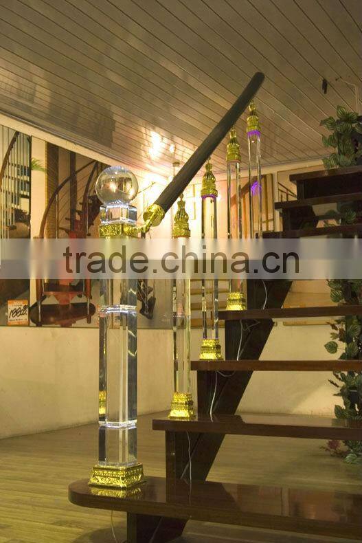 Decorate Crystal Glass Staircase