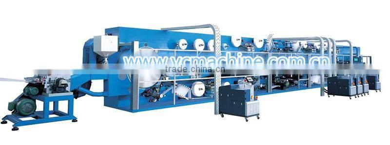 YC-YNK400-FC Frequency High-speed Baby Diaper Machine