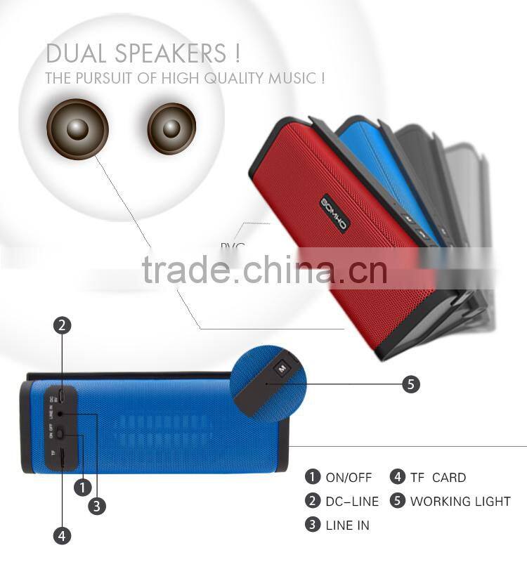 2015 new product wireless bluetooth boom box speaker, portable speaker box with NFC