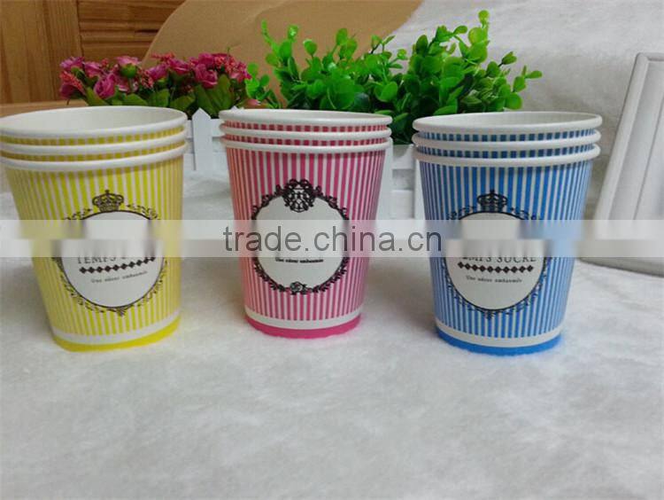 Customized 7 oz paper cup with top quality and low price manufactured by factory T&L brand