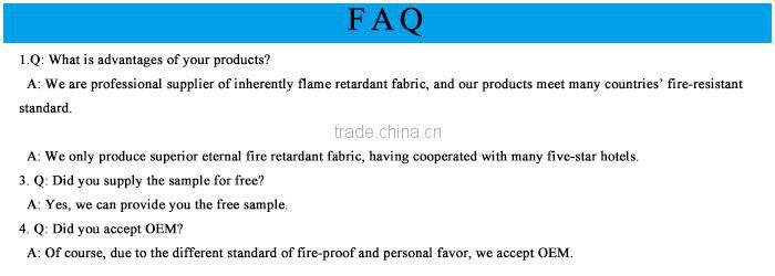 High-grade beautiful Permanent Flame retardant fabric for Medical partition curtain