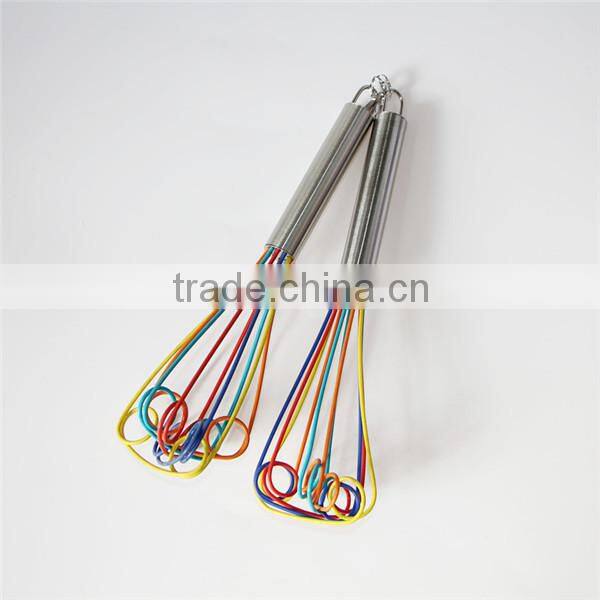 Hot sale new design silicone coated whisk