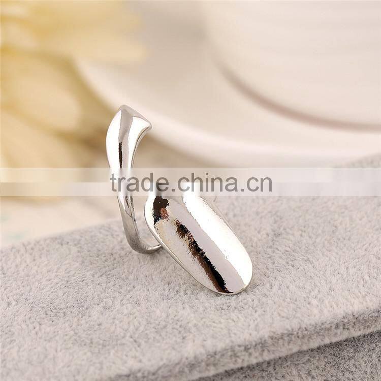 cheap plain finger nail ring designs, long finger rings