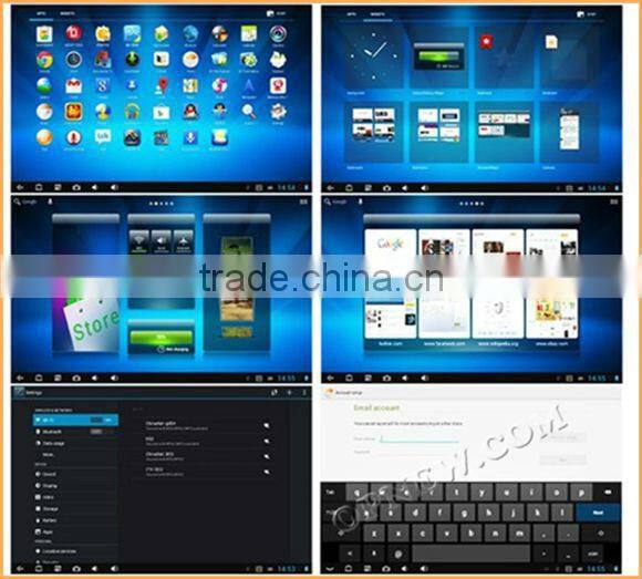 10 inch quad core tablet pc hdm i support ebook build-in Bluetooth Wifi Camera tablet computer external 3G