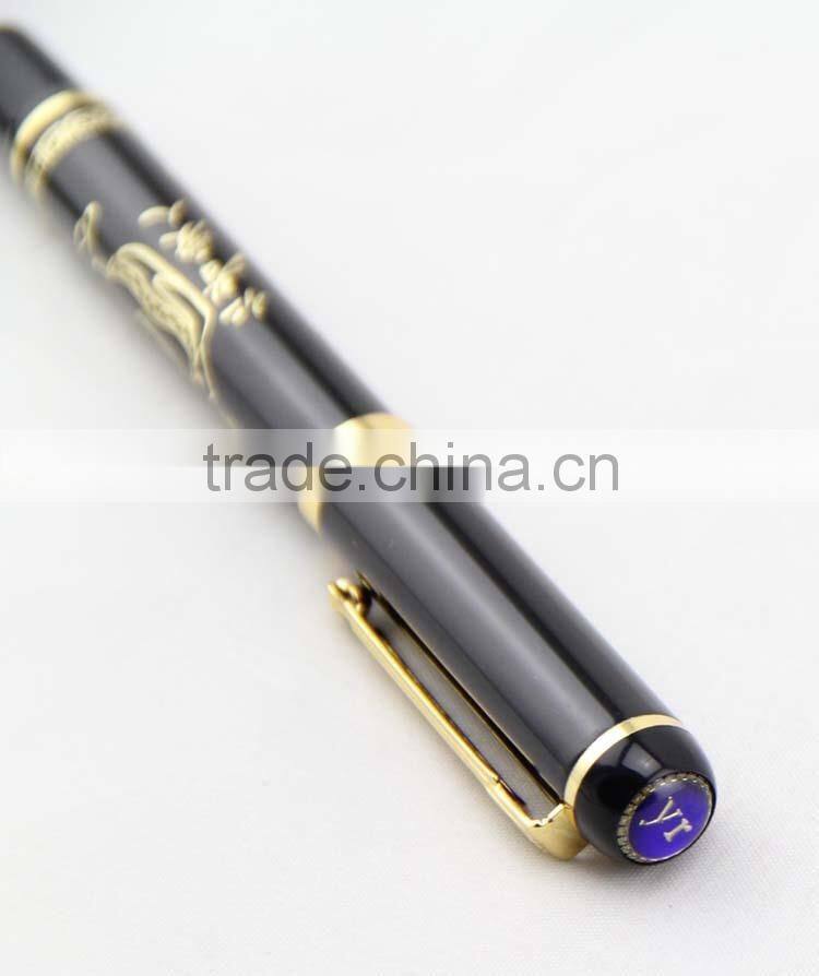 novelty gold print metal/business gift/factory price pen