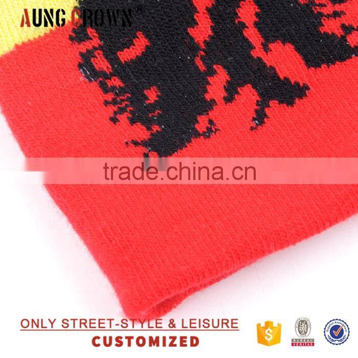 custom 100% acrylic jacquard beanie wholesale