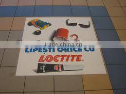 custom printing removable floor sticker