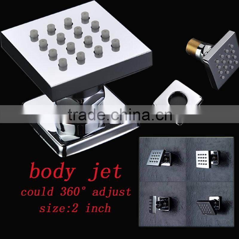 hidden mounted bath shower mixer led/rain shower faucet set for accessories with hand help shower head