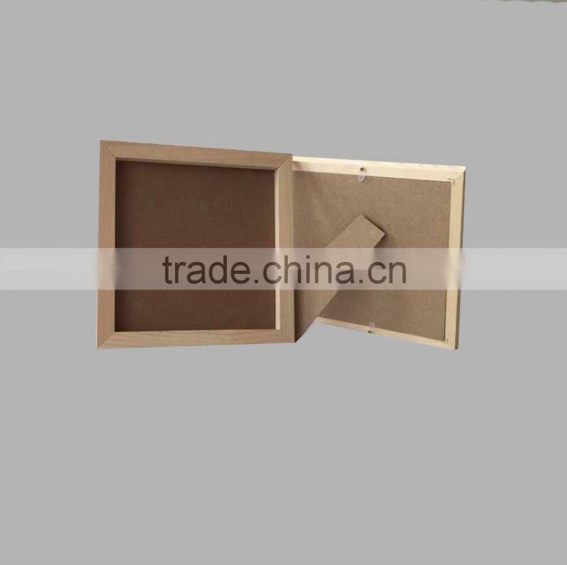 2015 new designed pine wooden photo frame
