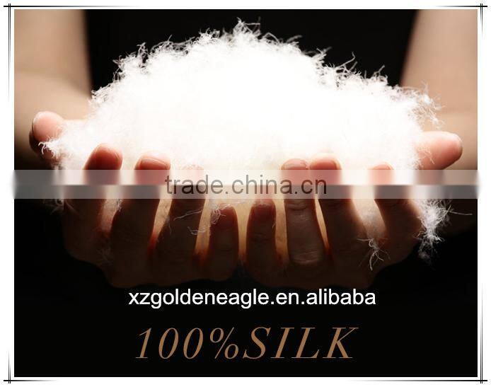 Silver grey 100% Silk Jacquard Bedding set