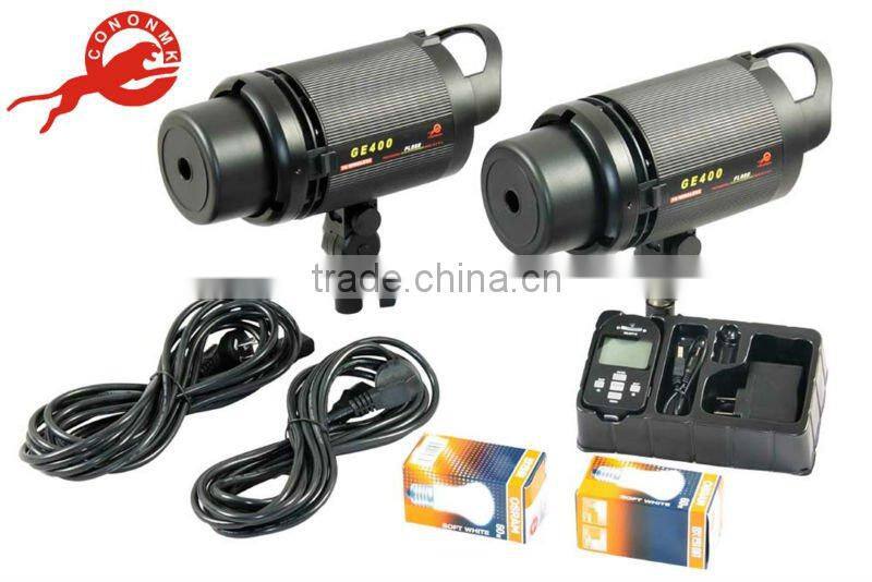 Cononmark wholesale GE400 400WS studio outdoor strobe flash speedlite