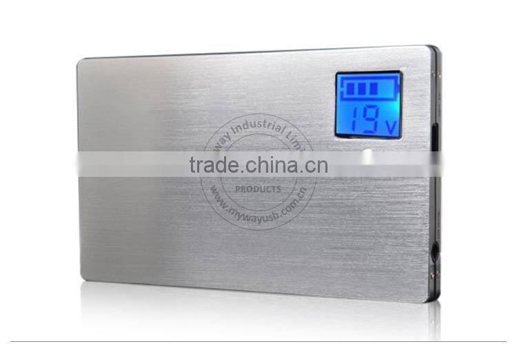 multi charging cable universal power supply / 20000mah power bank portable with 19v