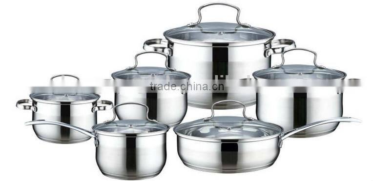 12 pcs Stainless Steel Cookware Set Royalty Line cookware/Non stick cookware