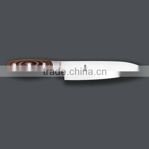 Pakka wood handle high quality with-weight stainless steel chef knife
