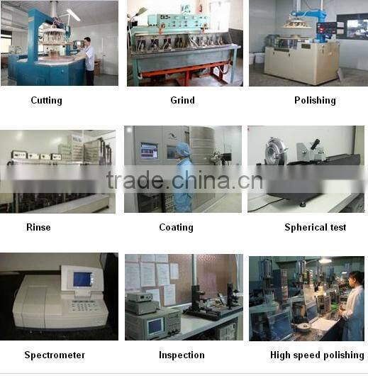 Optical Glass Quartz Prism Round Wedge Prism