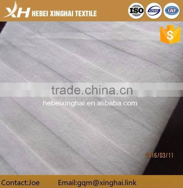 CVC 50% polyester 50% cotton sateen fabric for hotel bed sheet