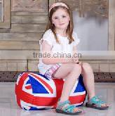 Solid Color Polyester Oxford Material Bean Bag Arms Sofa Chair