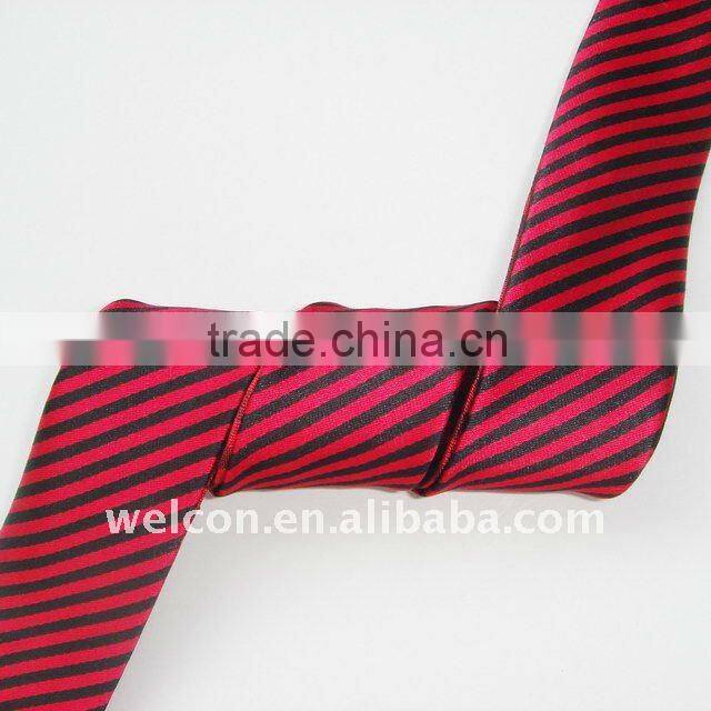 Men's 100% silk stripe necktie