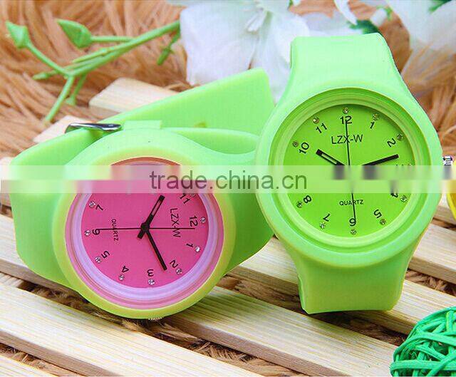 silicone Quartz movement watch
