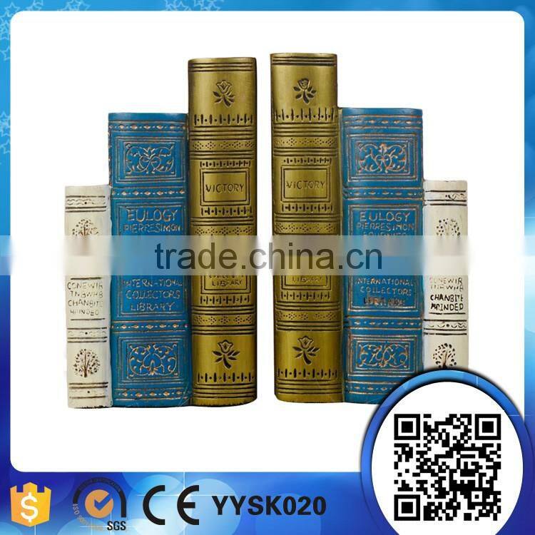 Factory wholesale customized high quality home decor resin bookend