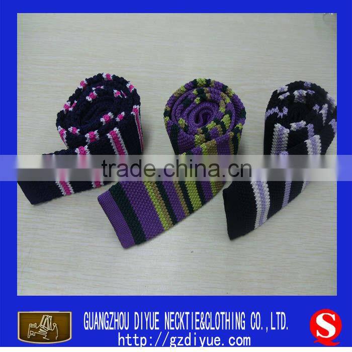 colorful sik knit tie for young man