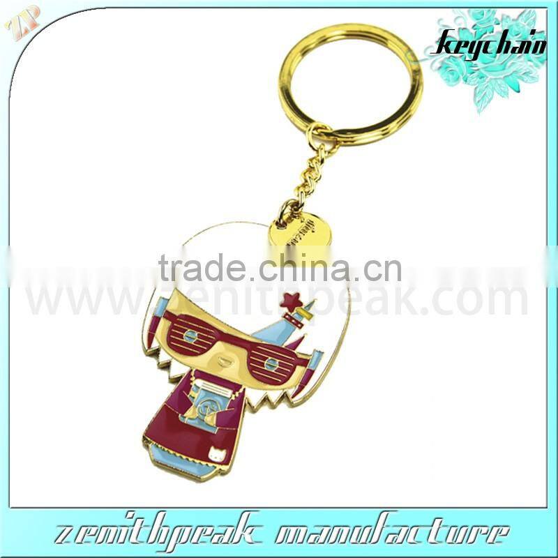 Promotional metal bone keychain/bone keyring/bone key holder