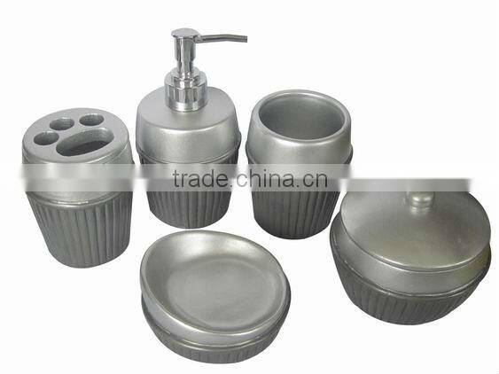 kids resin bath accessories set