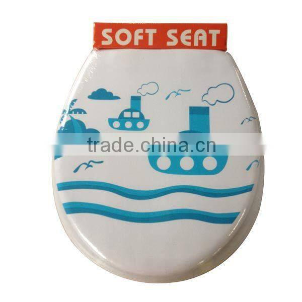 Dark green toilet seat cover