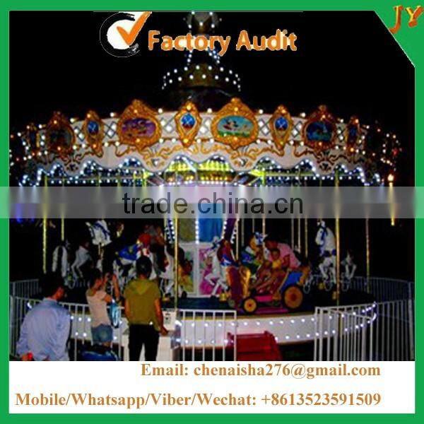 Best quality!!!Outdoor playground carousel horse for hot sale