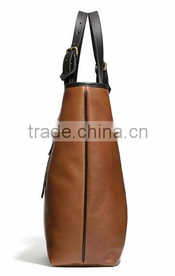 large zip top portfolio with adjustable strap elegance famous brand tote purse