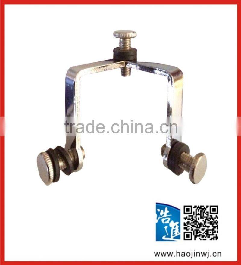 HJ-185 Hot sale stainless steel glass clamp accessories/Make in china cheap stainless steel glass clamp accessories