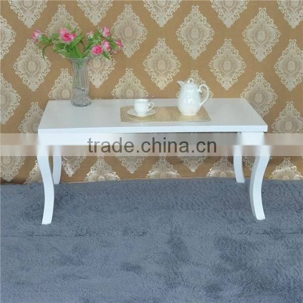 Matt white Living room simple coffee table