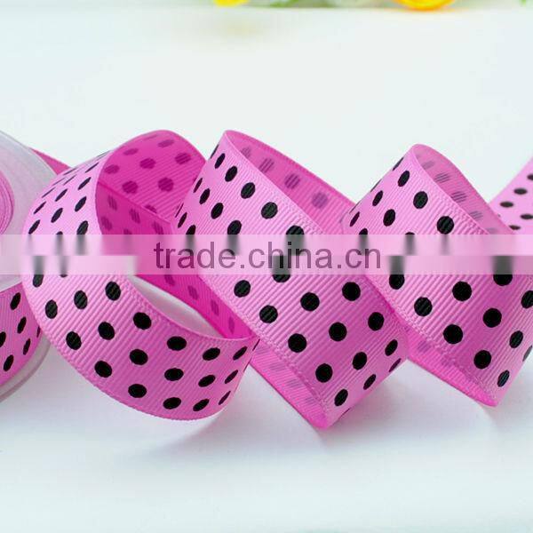 50 wedding anniversary decoration polka dot printed 3 inch grosgrain ribbon