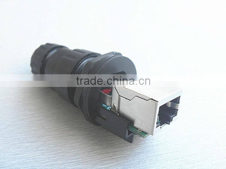 best rj45 connector panel front mounted rj45 sockt and plug