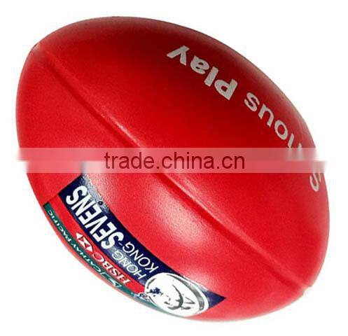 customized design rugby stress ball