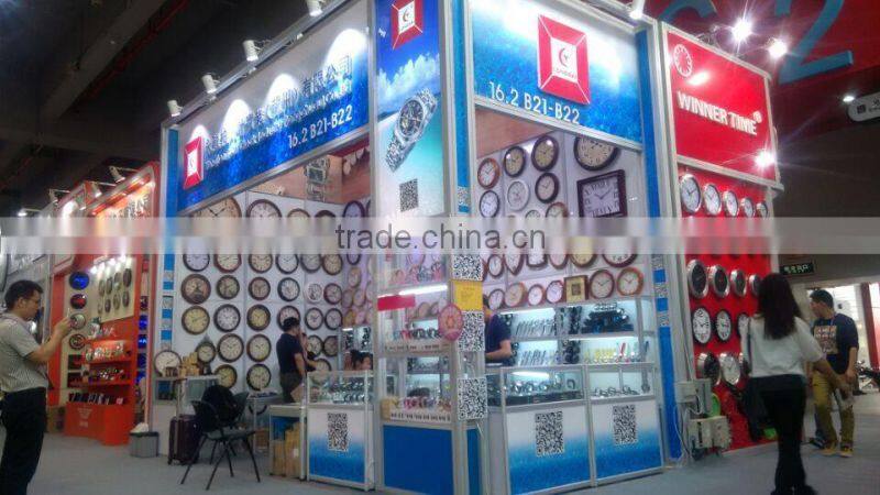 12inch cheap clock round wooden wall clock promotional items 12W28LR