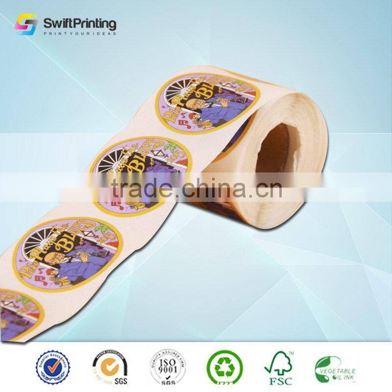 New style Cheapest sticker printing gloss