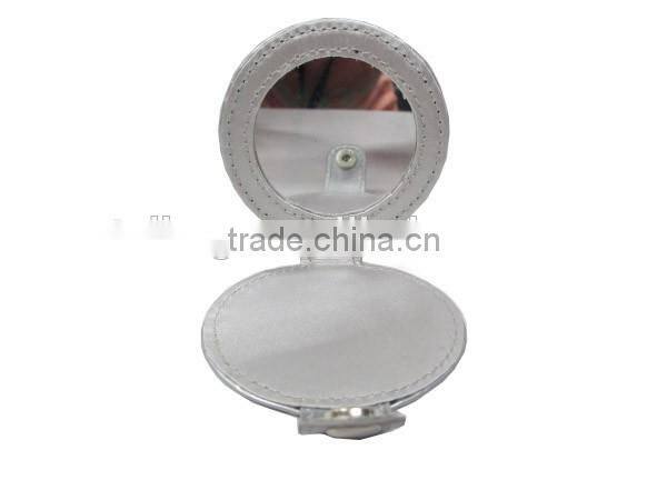 Cute compact hair brush and mirror/metal compact mirror made in china