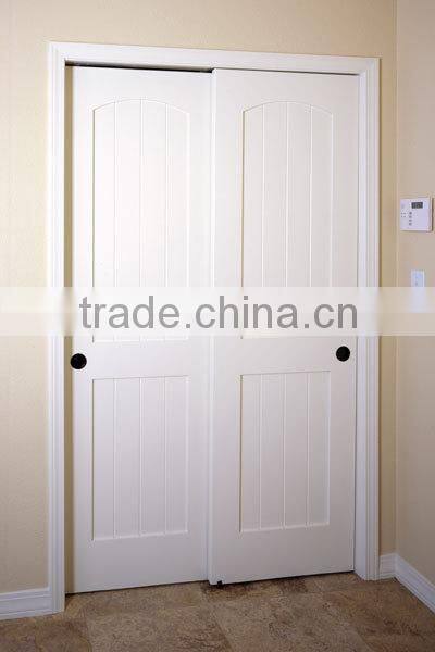 different design with groove white flat solid wood doors white lacquer door