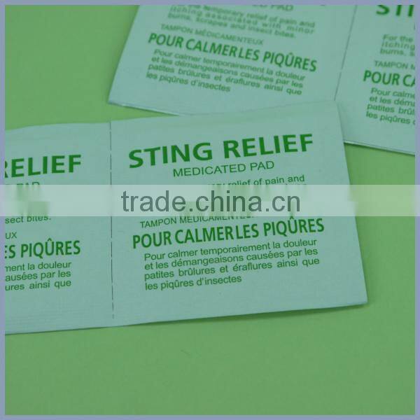 Sting Relief Medicated Pad