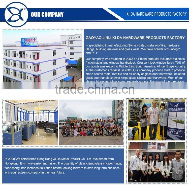 135 degree zinc alloy glass door shower hinge bohle