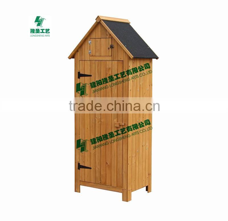 Wooden garden shed