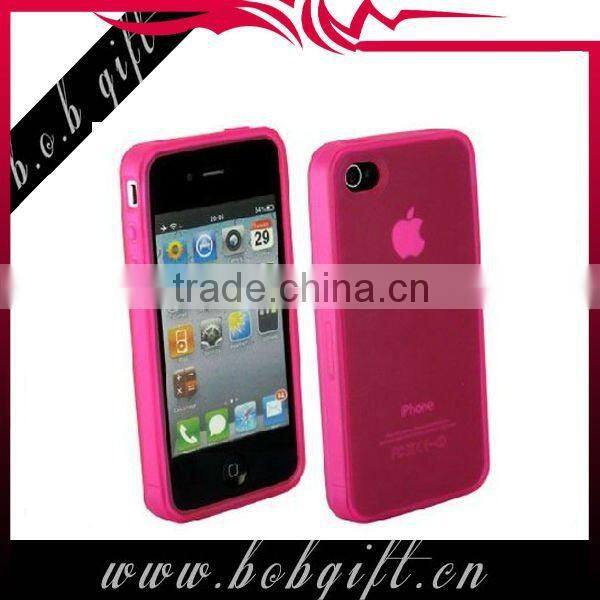 Custom silicone phone cover for iphone 4/4s/3G