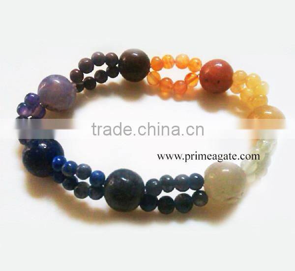 wholesale fashion agate stone natural AAA Green Jade Buddha bracelet